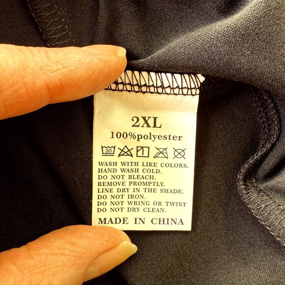 Music Graphic Tee Size 2XL Black Treble Clef Print Short Sleeve Top DESIGN ISSUE - Picture 6 of 9